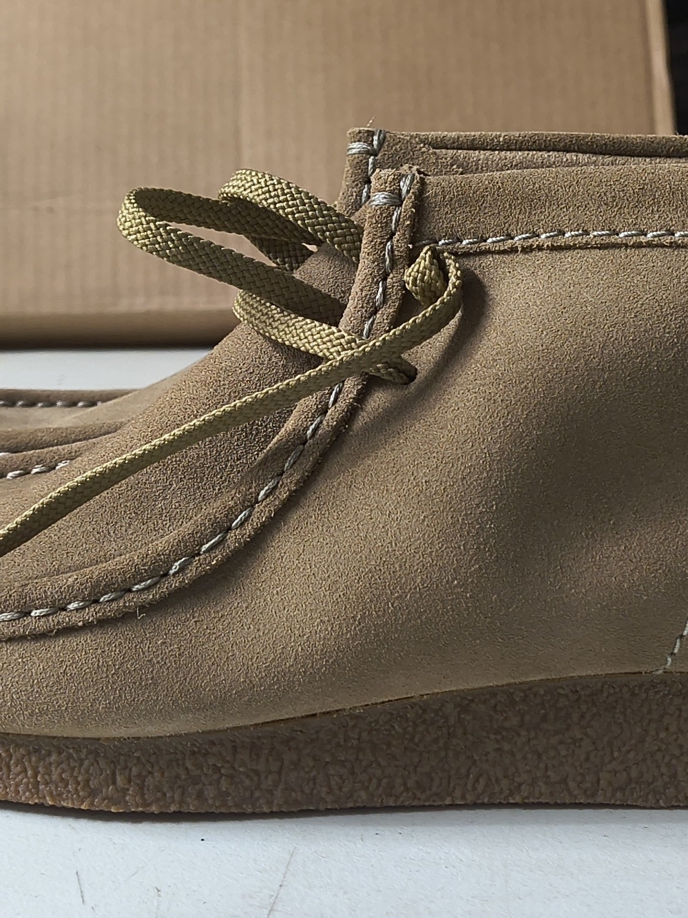 Clarks Men's Tan Shacre Wallabee Style Chukka Boots